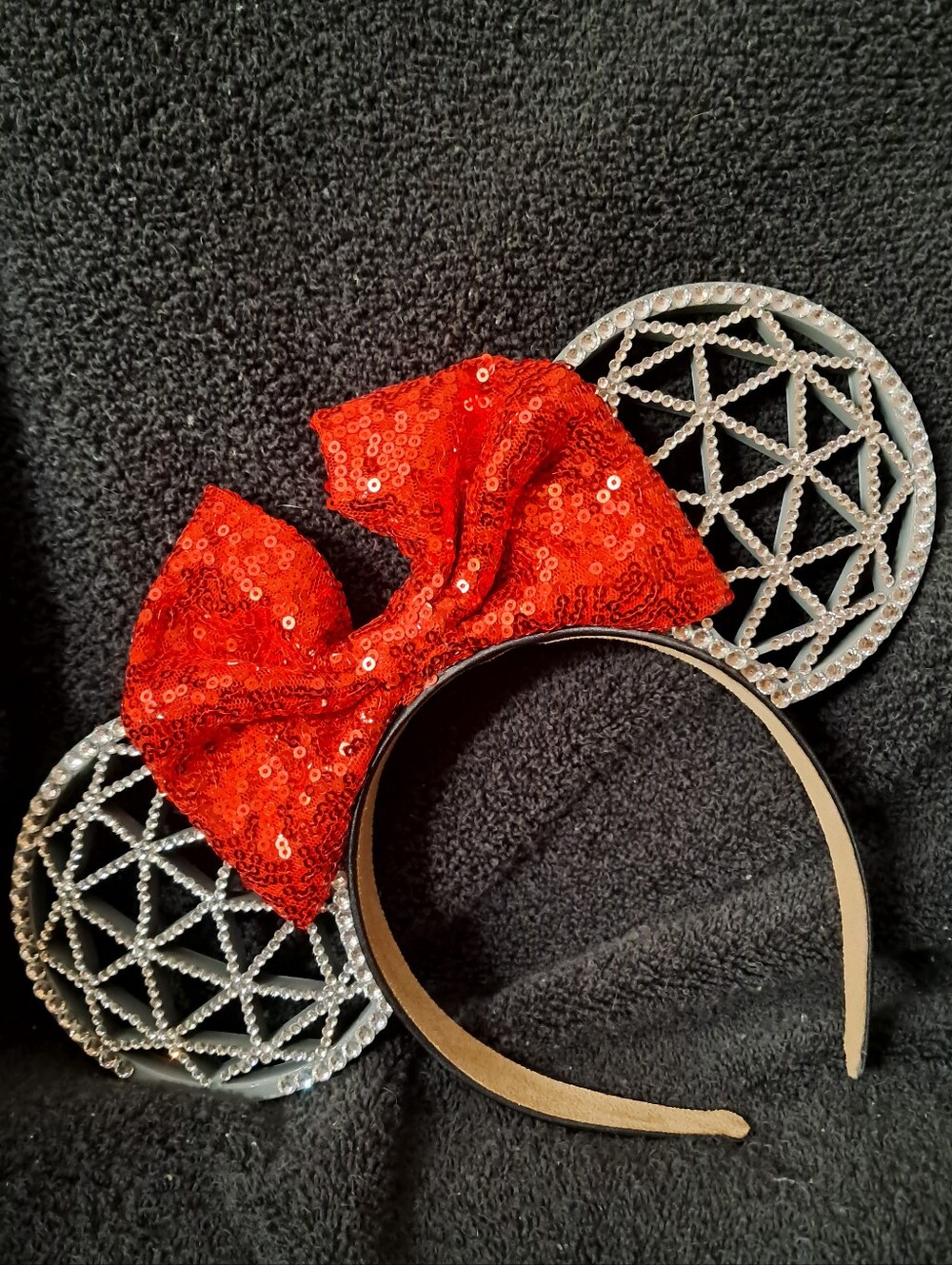 Handmade Beaded Epcot Minnie Ears